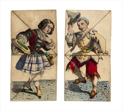 Lot 548 - The Changing Companions. Comic Metamorphosis, circa 1850s