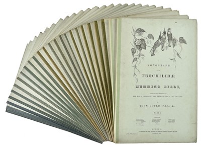 Lot 210 - Gould (John). A Monograph of the Trochilidae, 1st edition, original parts, 1849-61