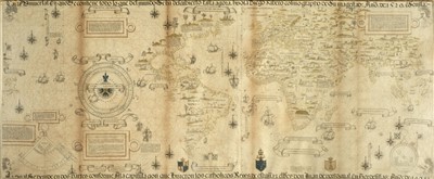 Lot 63 - World. Ribero (Diego), Carta Universal..., 1529 [but 1887 copy by W. R. Griggs]