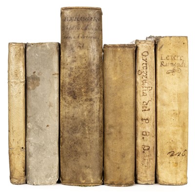 Lot 336 - Nanni (Giovanni). Berosi sacerdotis Chaldaici, Wittenberg, 1612, & 5 others