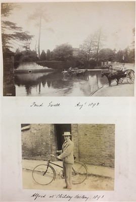 Lot 106 - Photograph Albums. A group of 7 late 19th-century photograph albums