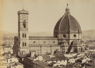 Lot 17 - Italy. An album containing 14 mammoth plate views of Italy, c. 1865