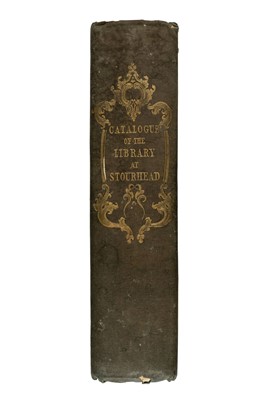Lot 104 - Stourhead Library. Catalogue of the Hoare Library at Stourhead, Co. Wilts, 1840