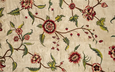 Lot 157 - Embroidery. An embroidered cloth, English, late 18th century