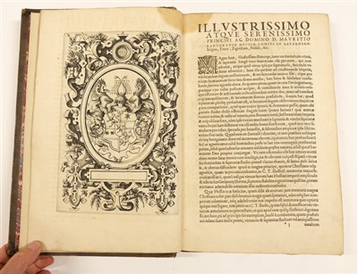 Lot 43 - Linschoten (Jan Huyghen van). Navigatio ac itinerarium in orientalem, 1st edition in Latin, 1599