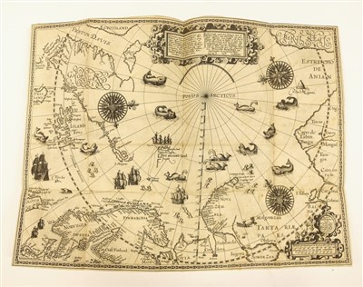 Lot 43 - Linschoten (Jan Huyghen van). Navigatio ac itinerarium in orientalem, 1st edition in Latin, 1599