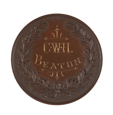 Lot 185 - Beaton (Cecil). School prize medal, 1915