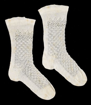 Lot 172 - Leopold (Prince, Duke of Albany, 1853-1884). A pair of baby socks