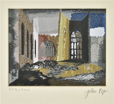 Lot 470 - Piper (John, 1903-1992). Interior of Coventry Cathedral, November 1940