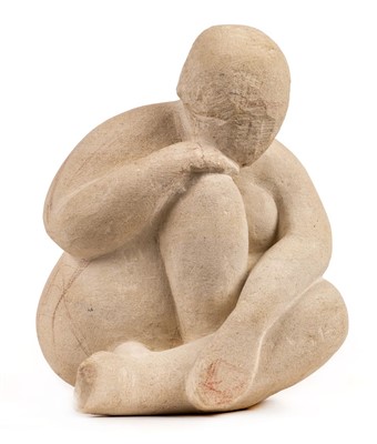Lot 350 - Plummer (Ivor, 1927-2018). Sitting Nude