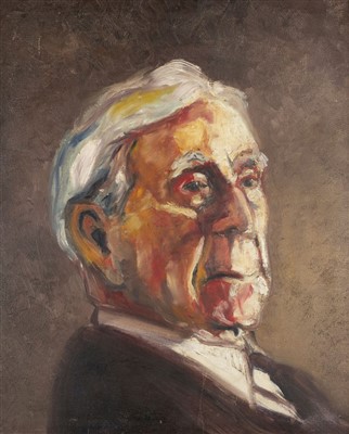 Lot 361 - English School. Portrait of Bertrand Russell, 20th century