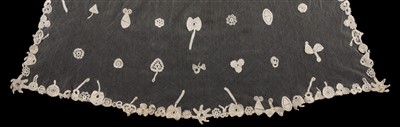 Lot 171 - Lace. A Victorian Irish lace wedding stole