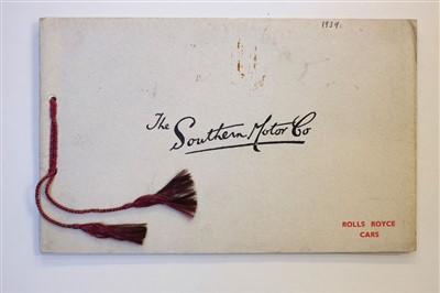 Lot 35 - Southern Motor Company. The Southern Motor Co., Rolls Royce Car, [1939]