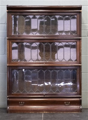 Lot 125 - Bookcase. A 1920s Globe Wernicke bookcase
