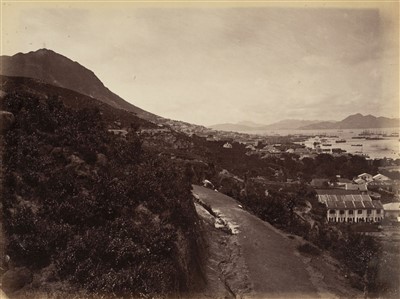 Lot 60 - Hong Kong. A group of 28 albumen print views, c. 1870s/1890s