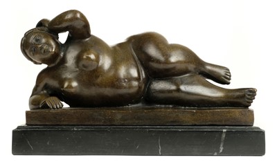 Lot 322 - Duchoiselle (19th century). Femme Allongée