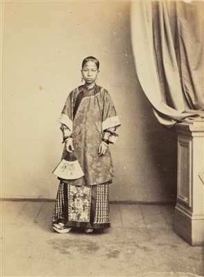 Lot 47 - China. Full-length portraits of Peking women, late 1850s