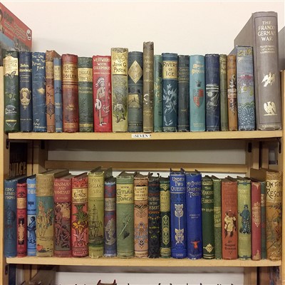 Lot 397 - Picture Cloth. A large collection of late 19th & early 20th century fiction