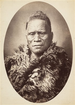 Lot 78 - New Zealand. Martin (Josiah, 1843-1916). Maori King Tawhaio, c. 1880s