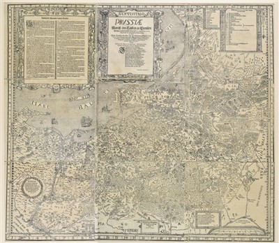 Lot 145 - Prussia. Henneberger (Caspar), Prussiae das ist des Landes..., circa 1629