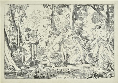 Lot 235 - Cristall (Joshua, 1767-1847). Apollo and the Muses, 1816