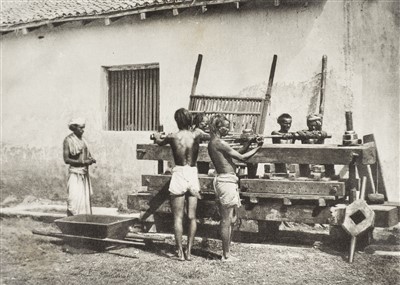 Lot 139 - India.  Indigo, [an industrial presentation album], 1st edition, NY Photo Gravure Co, 1891