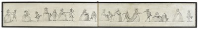 Lot 207 - Bunbury (Henry William). A Long Minuet as Danced at Bath, 1787