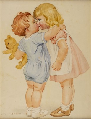 Lot 681 - Holt (George M., 1904-1988). The Kiss, 1933