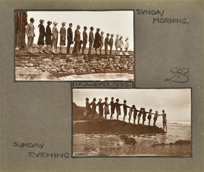 Lot 109 - Great Britain. A group of five photograph albums, 1928-30 & 1936-37