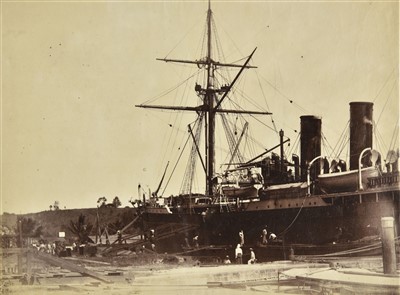 Lot 92 - Maritime. A group of 16 photographs of maritime interest, c. 1870s/1890s