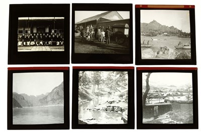 Lot 153 - China. A group of 62 diapositive magic lantern slides of Jehol Province, circa 1920s