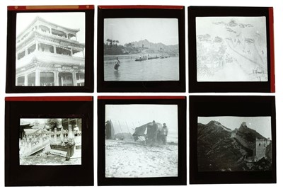 Lot 153 - China. A group of 62 diapositive magic lantern slides of Jehol Province, circa 1920s