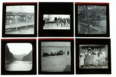 Lot 153 - China. A group of 62 diapositive magic lantern slides of Jehol Province, circa 1920s