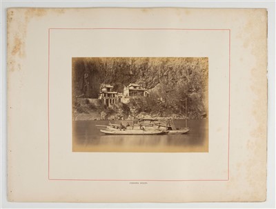 Lot 38 - Thomson (John). Views on the North River, 1st edition, Hongkong: Noronha & Sons, Printers, 1870