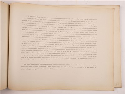 Lot 38 - Thomson (John). Views on the North River, 1st edition, Hongkong: Noronha & Sons, Printers, 1870