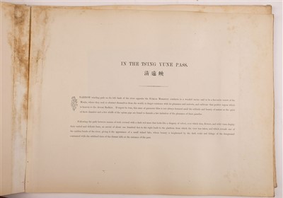 Lot 38 - Thomson (John). Views on the North River, 1st edition, Hongkong: Noronha & Sons, Printers, 1870