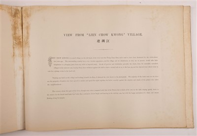 Lot 38 - Thomson (John). Views on the North River, 1st edition, Hongkong: Noronha & Sons, Printers, 1870