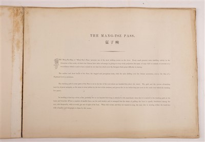 Lot 38 - Thomson (John). Views on the North River, 1st edition, Hongkong: Noronha & Sons, Printers, 1870