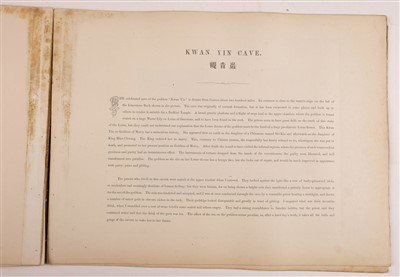 Lot 38 - Thomson (John). Views on the North River, 1st edition, Hongkong: Noronha & Sons, Printers, 1870