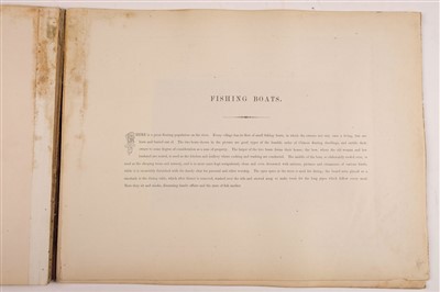 Lot 38 - Thomson (John). Views on the North River, 1st edition, Hongkong: Noronha & Sons, Printers, 1870