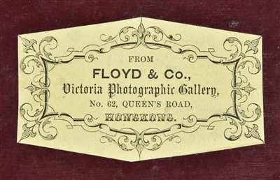 Lot 40 - Floyd (William Pryor). An album of photographs of Hong Kong and Canton, c. 1868-1870s