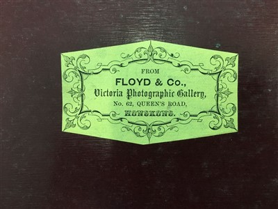 Lot 40 - Floyd (William Pryor). An album of photographs of Hong Kong and Canton, c. 1868-1870s