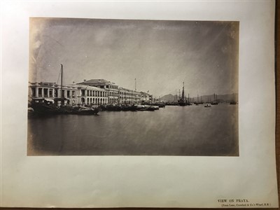 Lot 40 - Floyd (William Pryor). An album of photographs of Hong Kong and Canton, c. 1868-1870s