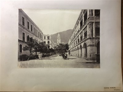 Lot 40 - Floyd (William Pryor). An album of photographs of Hong Kong and Canton, c. 1868-1870s