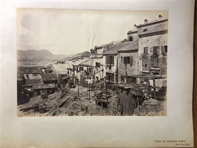 Lot 40 - Floyd (William Pryor). An album of photographs of Hong Kong and Canton, c. 1868-1870s