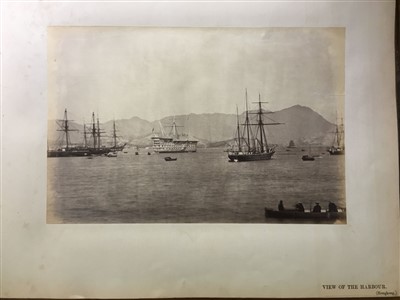Lot 40 - Floyd (William Pryor). An album of photographs of Hong Kong and Canton, c. 1868-1870s
