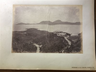 Lot 40 - Floyd (William Pryor). An album of photographs of Hong Kong and Canton, c. 1868-1870s