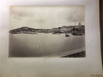 Lot 40 - Floyd (William Pryor). An album of photographs of Hong Kong and Canton, c. 1868-1870s