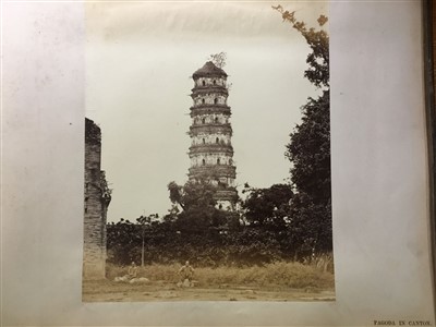 Lot 40 - Floyd (William Pryor). An album of photographs of Hong Kong and Canton, c. 1868-1870s
