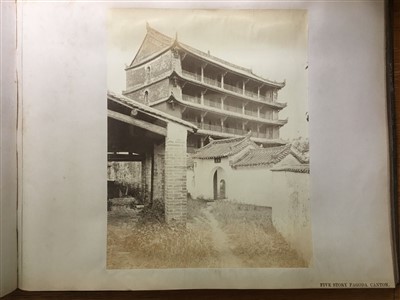 Lot 40 - Floyd (William Pryor). An album of photographs of Hong Kong and Canton, c. 1868-1870s
